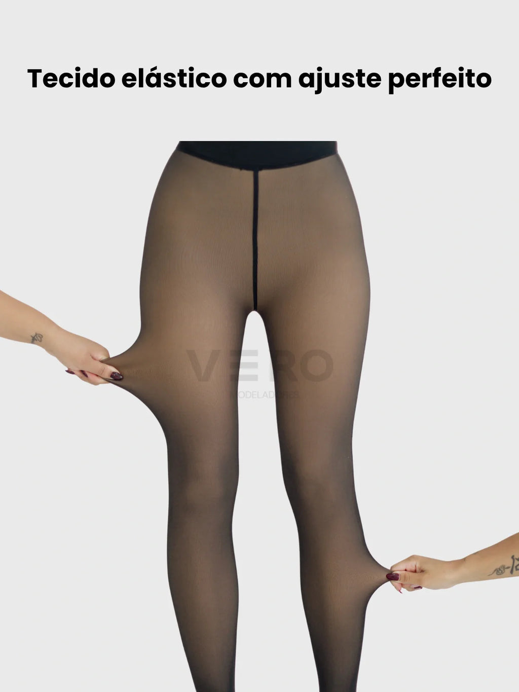 Meia-calça peluciada VinsyNude
