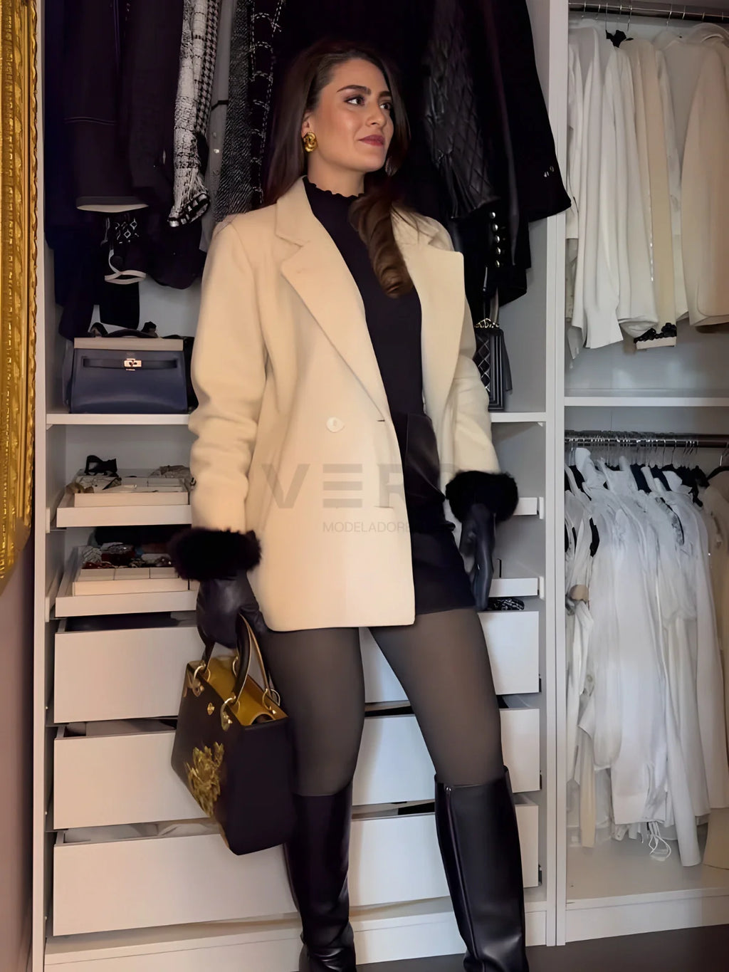 Meia-calça peluciada VinsyNude