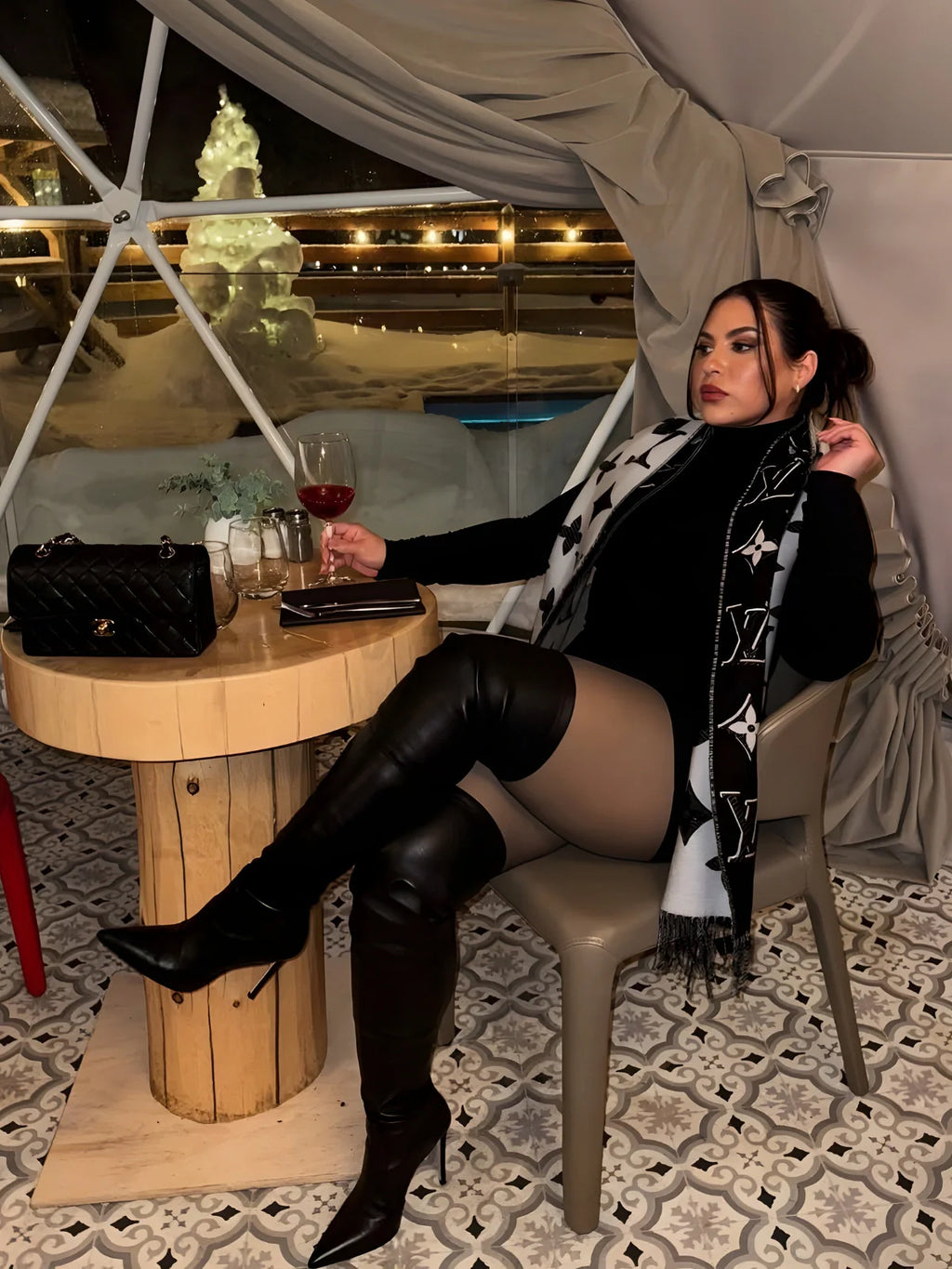 Meia-calça peluciada VinsyNude